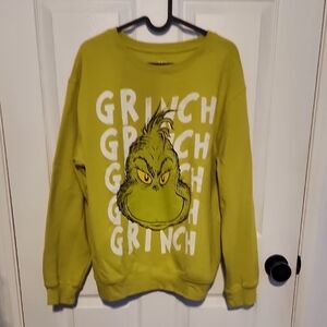 Green Grinch Graphic Sweatshirt